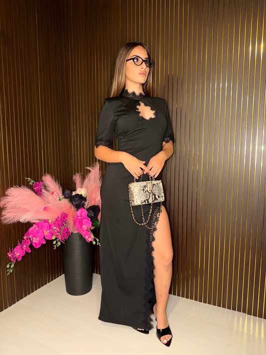 dress midnight lace
