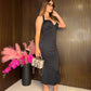 dress longette noir