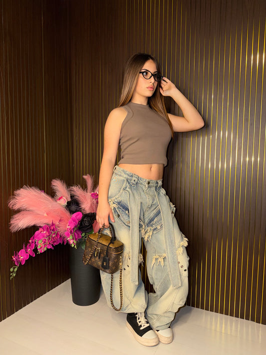 jeans coco sabbiato