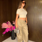 pantalone Safari beige